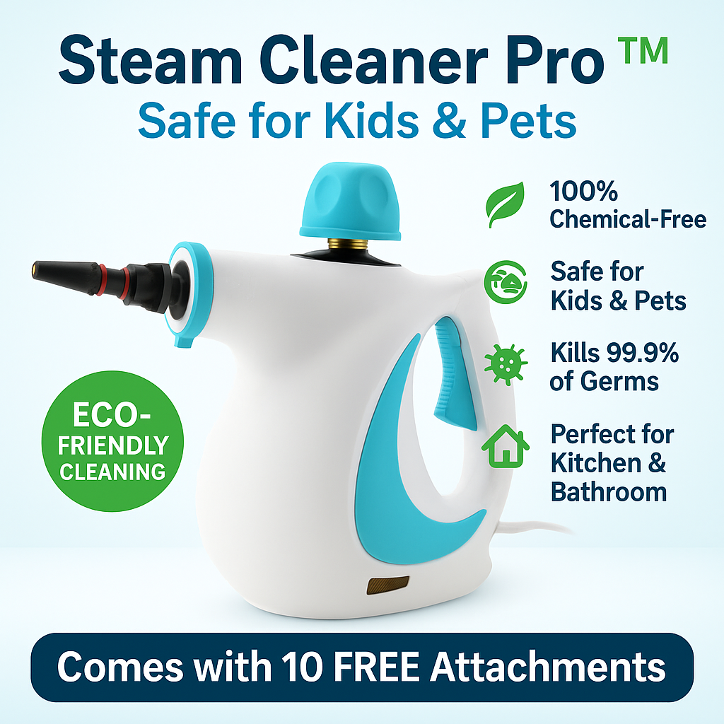 PureSteam Pro – Multi-Function Steam Cleaner