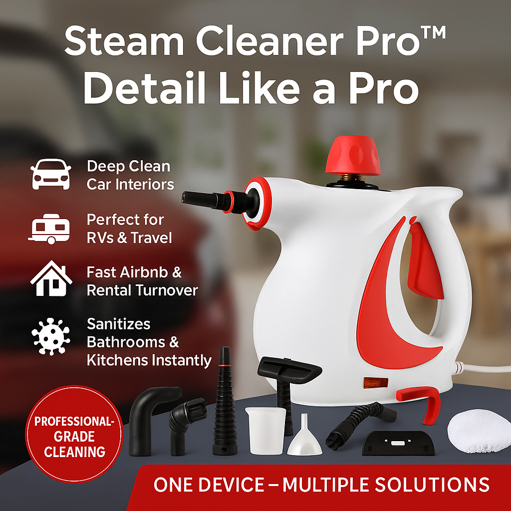 PureSteam Pro – Multi-Function Steam Cleaner